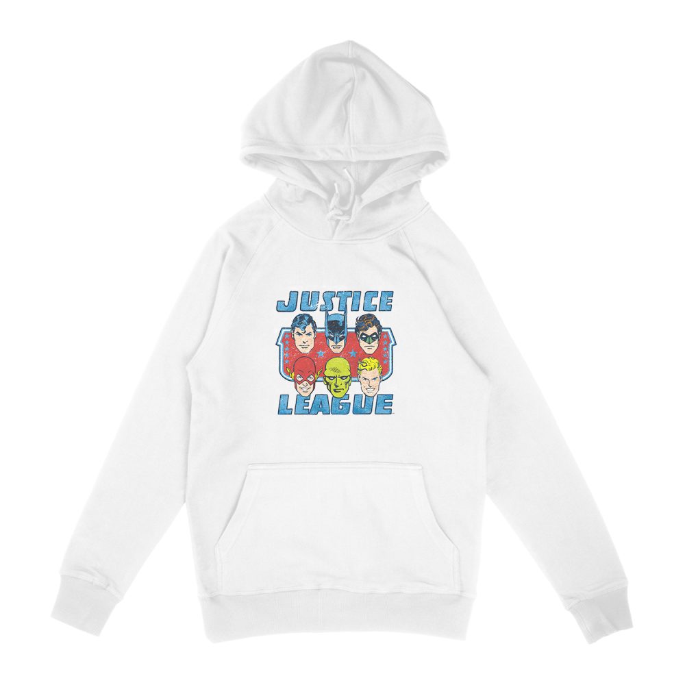 DC COMICS FACES OF JUSTICE HOODIE