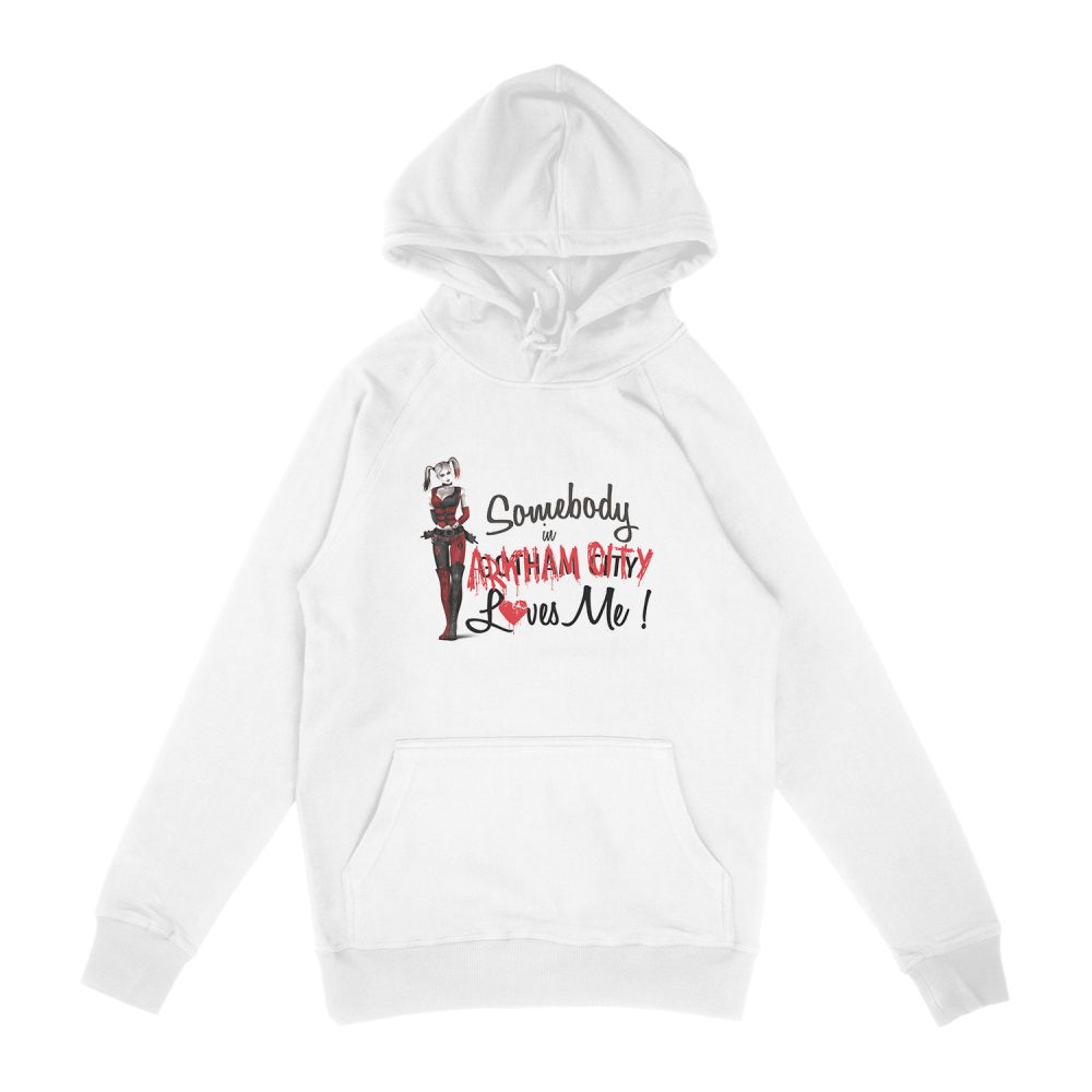 HARLEY QUINN  SOMEBODY LOVES ME HOODIE