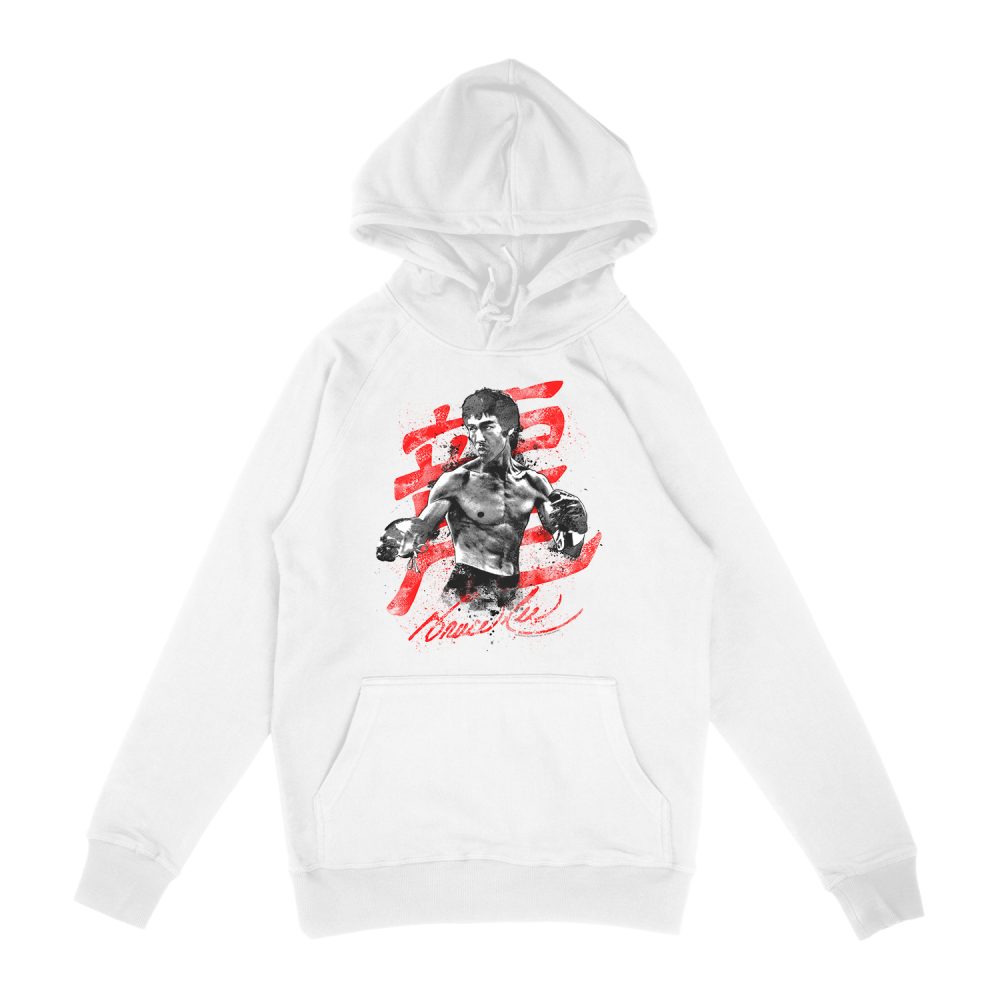 BRUCE LEE INK SPLATTER HOODIE