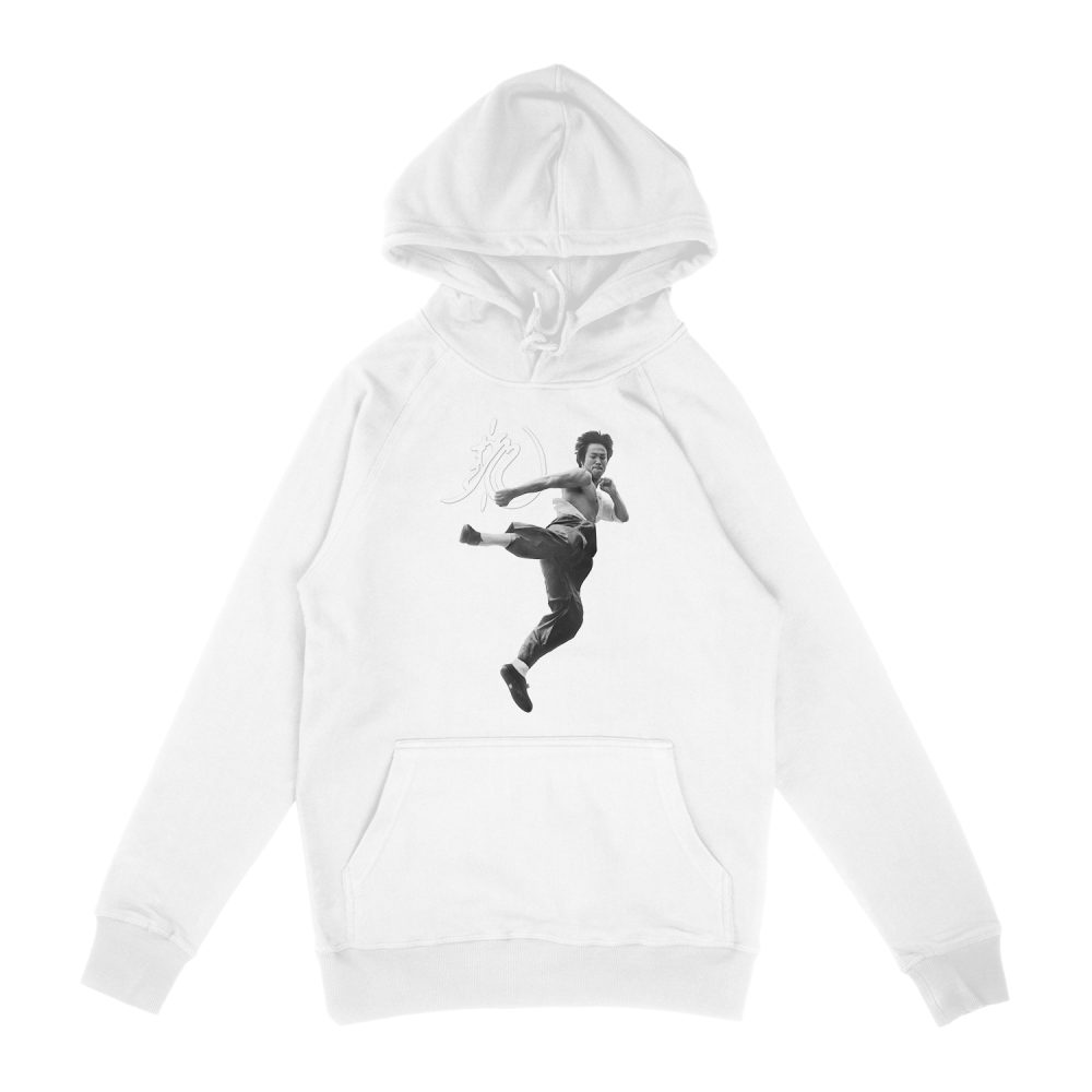 BRUCE LEE FLYING KICK HOODIE