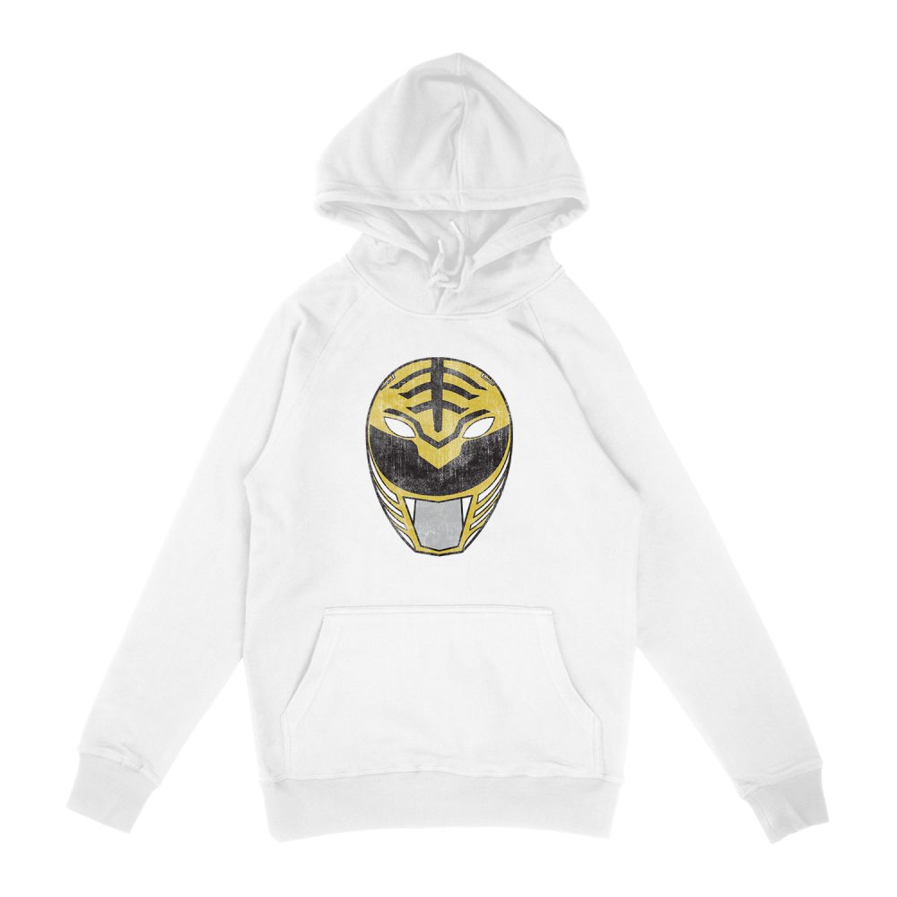 POWER RANGERS WHITE RANGER MASK HOODIE