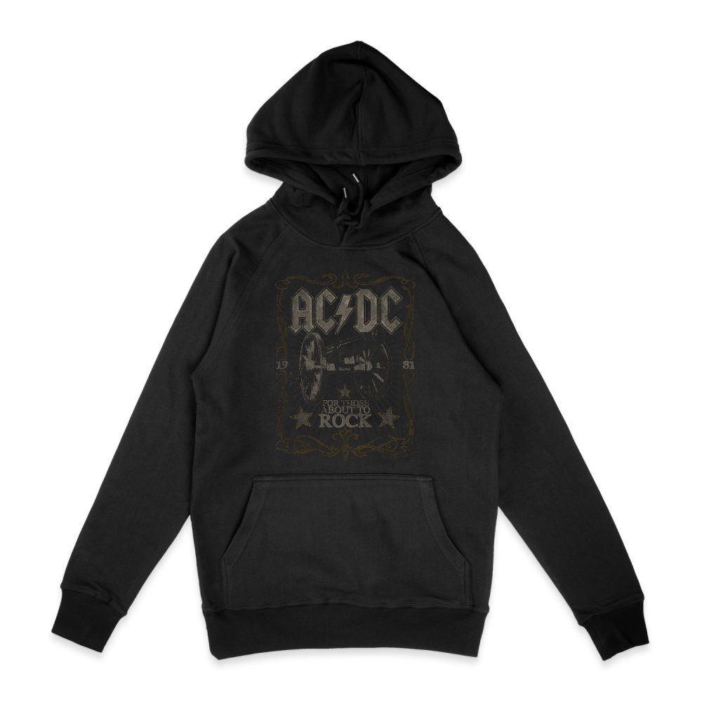 AC DC ROCK LABEL HOODIE