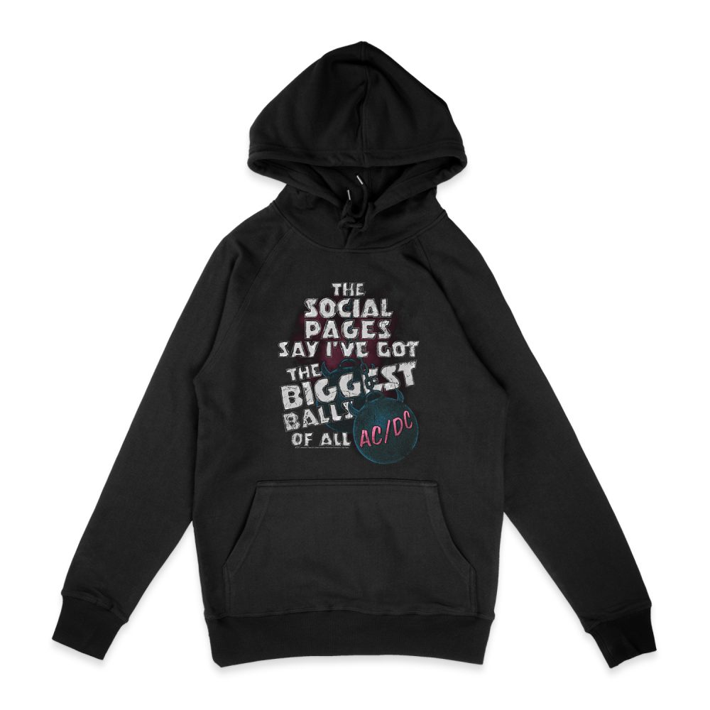 AC DC BAND BIG BALLS HOODIE