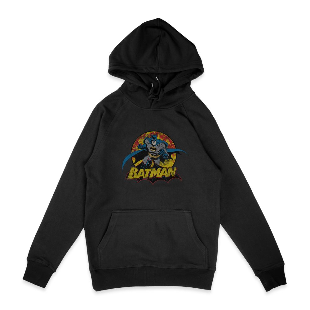 BATMAN ROUGH DISTRESS  HOODIE
