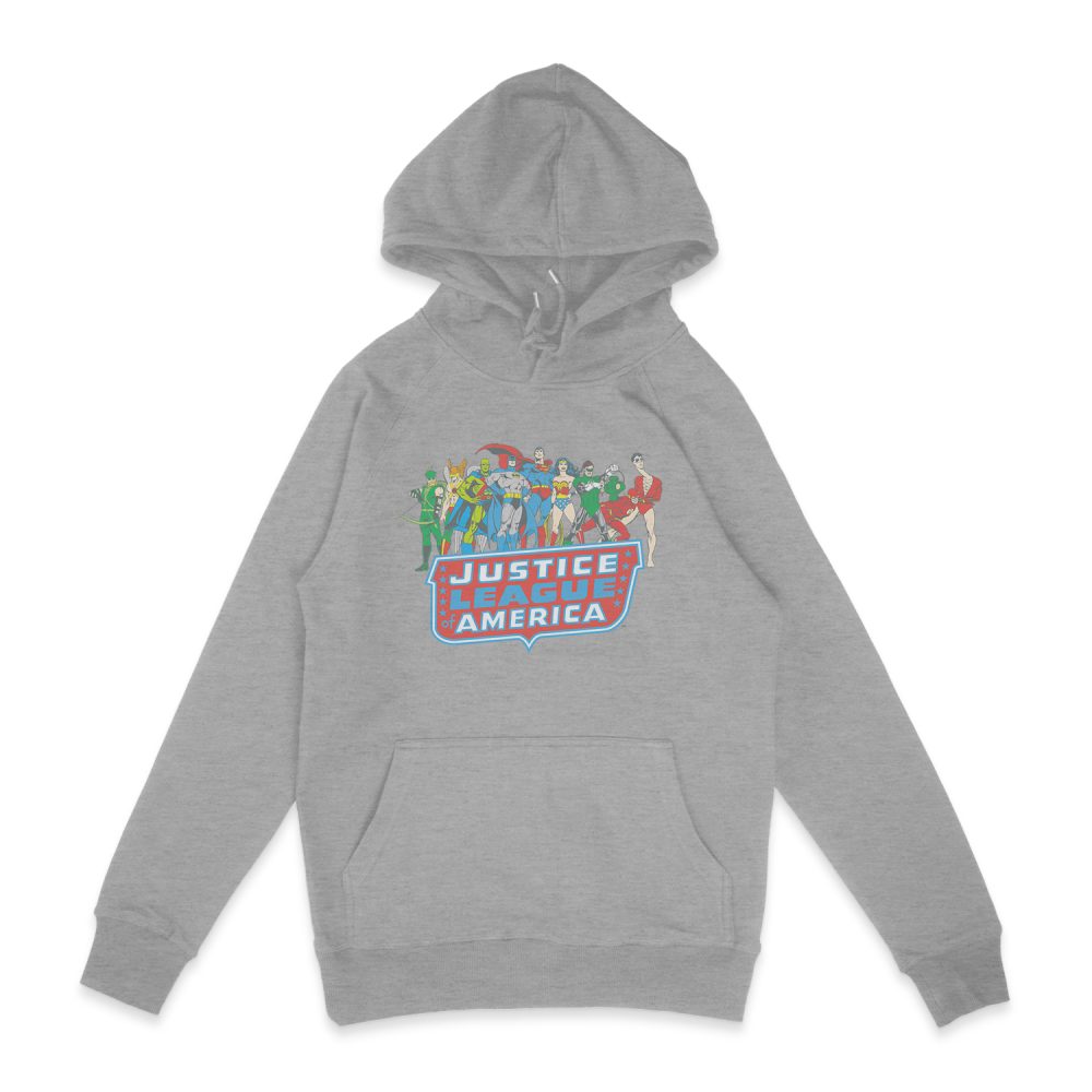 DC COMICS JLA LINEUP HOODIE
