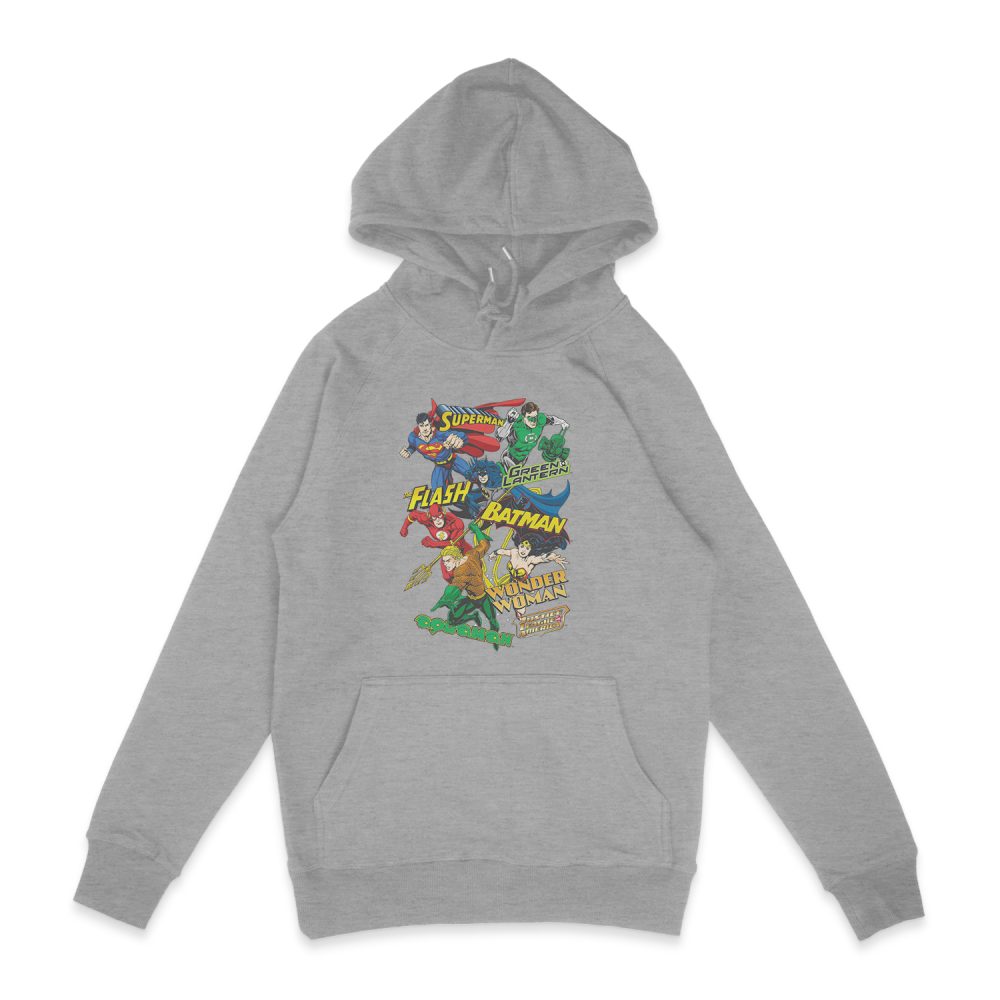 JUSTICE LEAGUE JUSTICE COLLAGE HOODIE