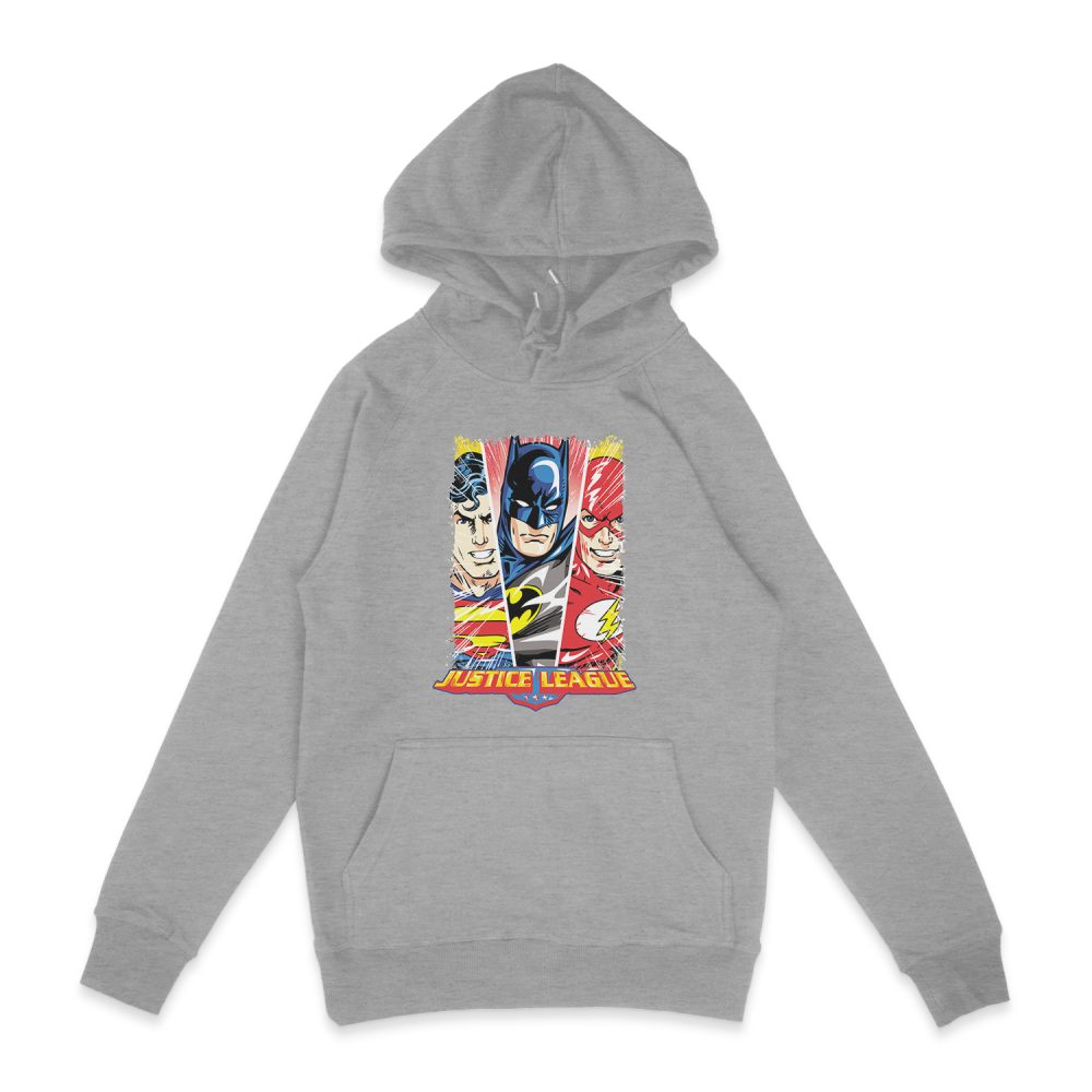 JUSTICE LEAGUE HERO TRIPTYCH HOODIE
