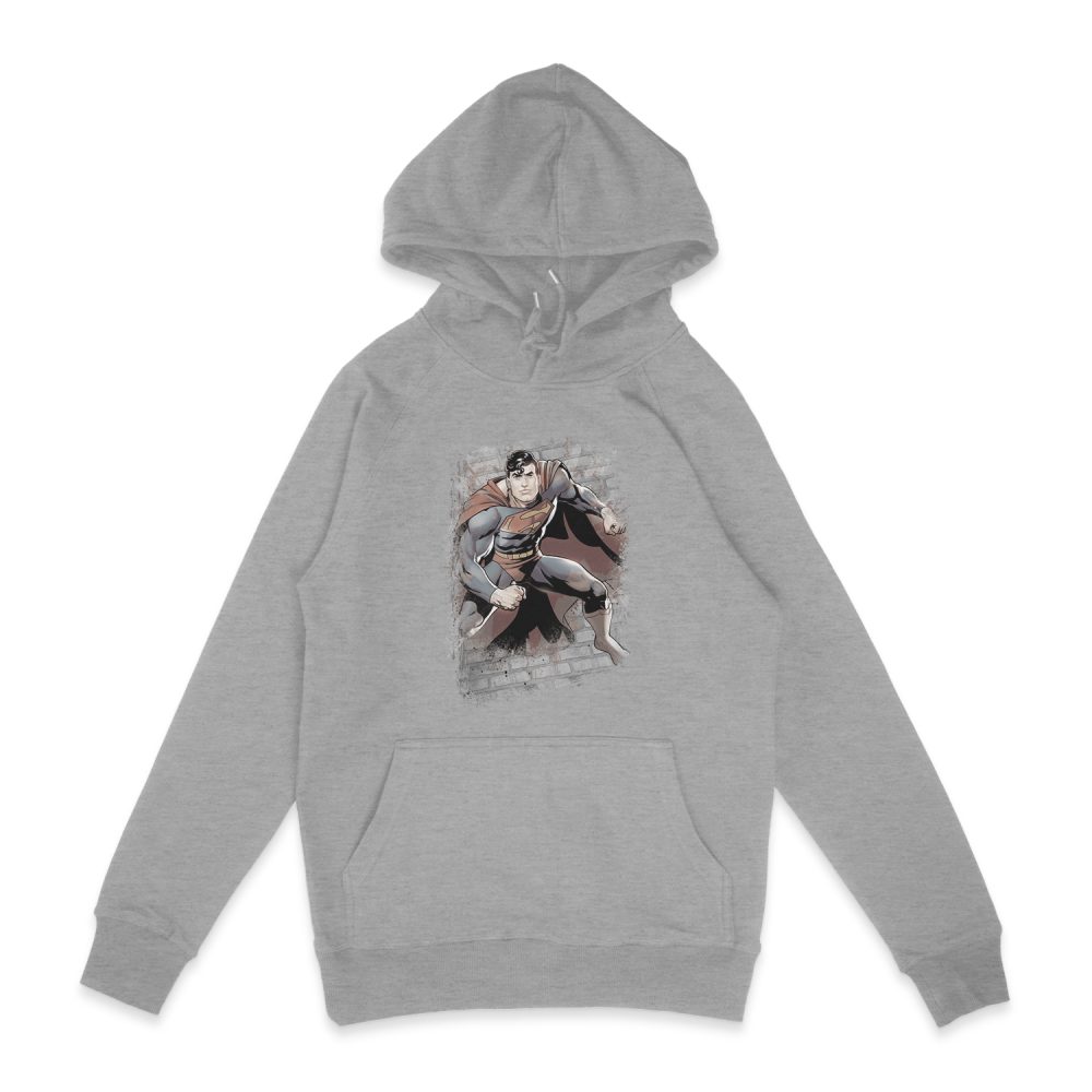 JUSTICE LEAGUE SUPERMAN BRICKS HOODIE