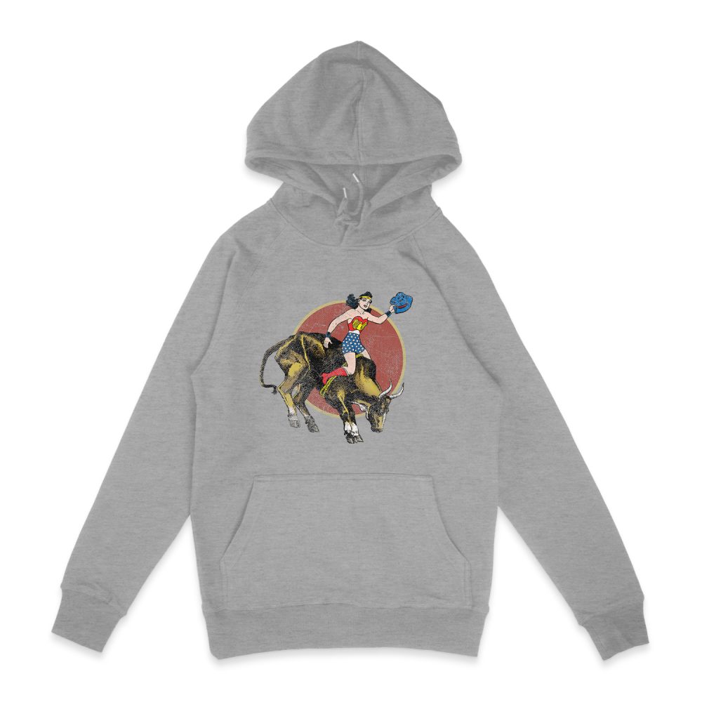 WONDER WOMAN BULL RIDER HOODIE