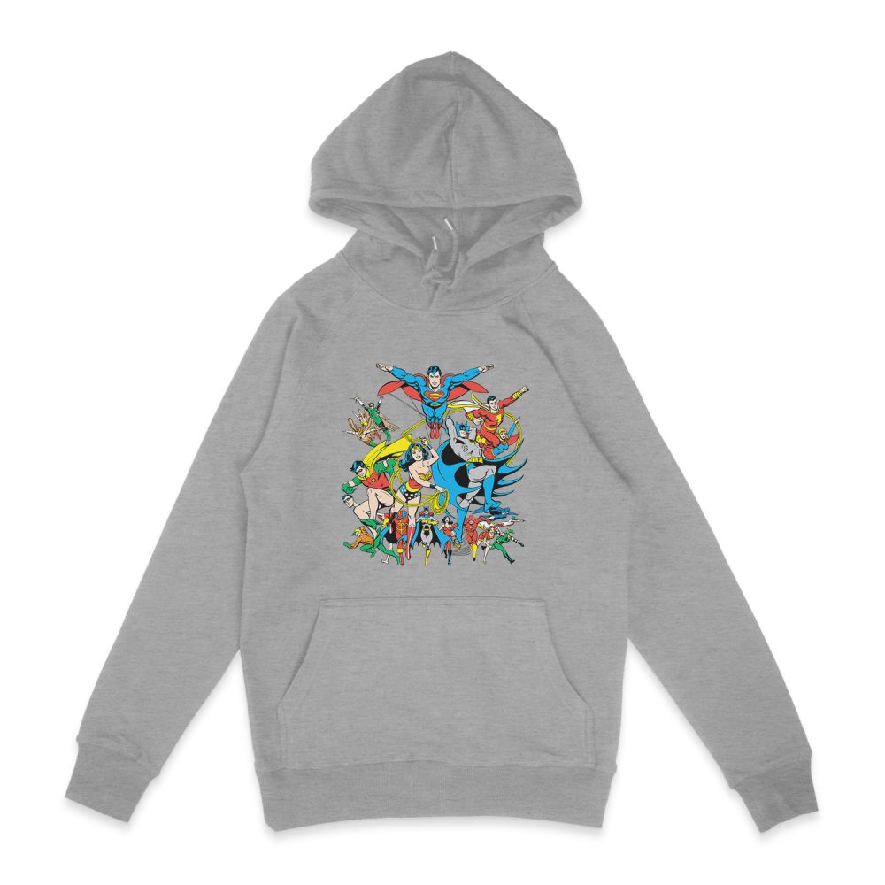 DC COMICS JUSTICE LEAGUE ASSEMBLE HOODIE