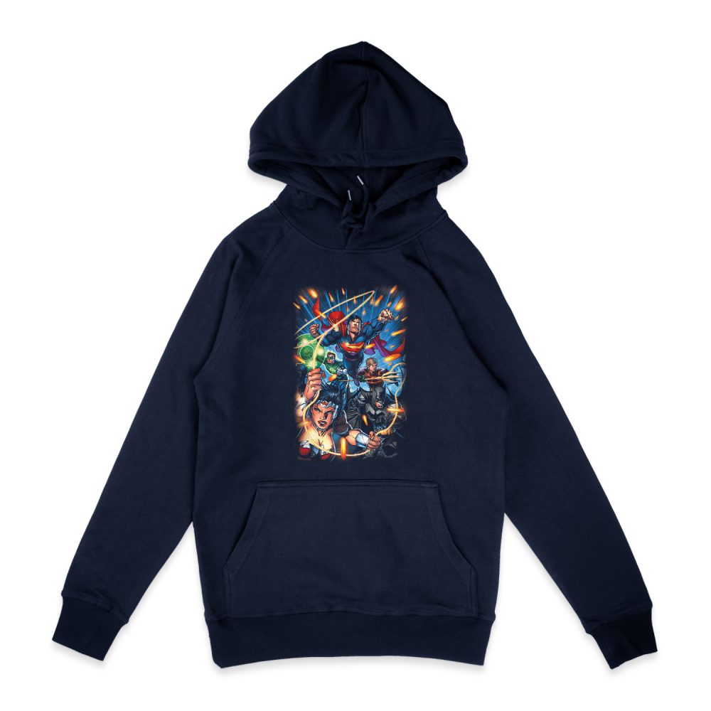 JUSTICE LEAGUE UNDER ATTACK HOODIE