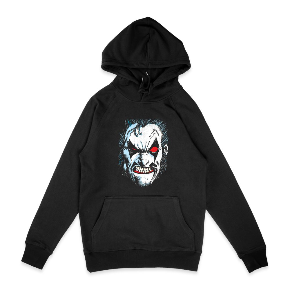 JUSTICE LEAGUE IN LO FACE HOODIE