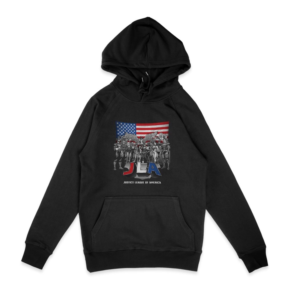 JUSTICE LEAGUE ALL AMERICAN LEAGUE HOODIE