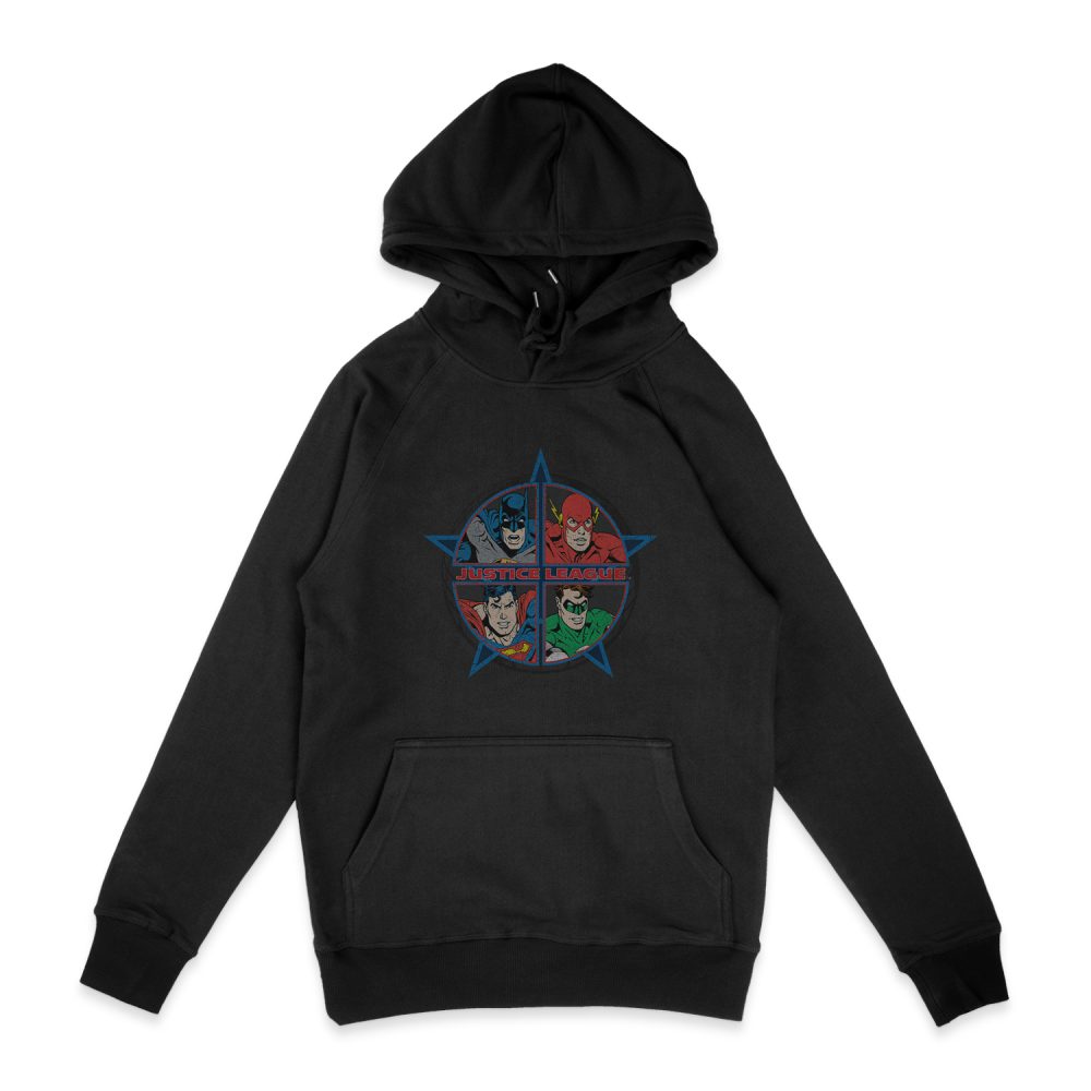 JUSTICE LEAGUE FOUR HEROES HOODIE