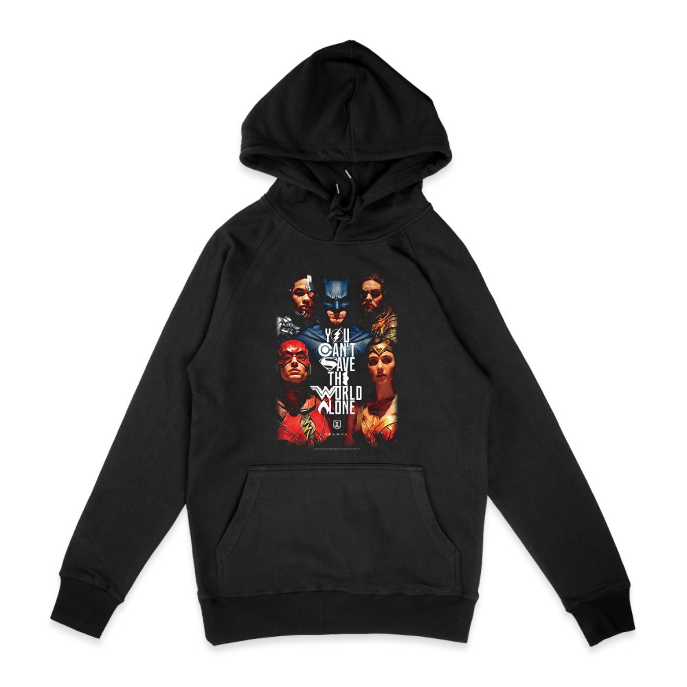 JUSTICE LEAGUE SAVE THE WORLD POSTER HOODIE
