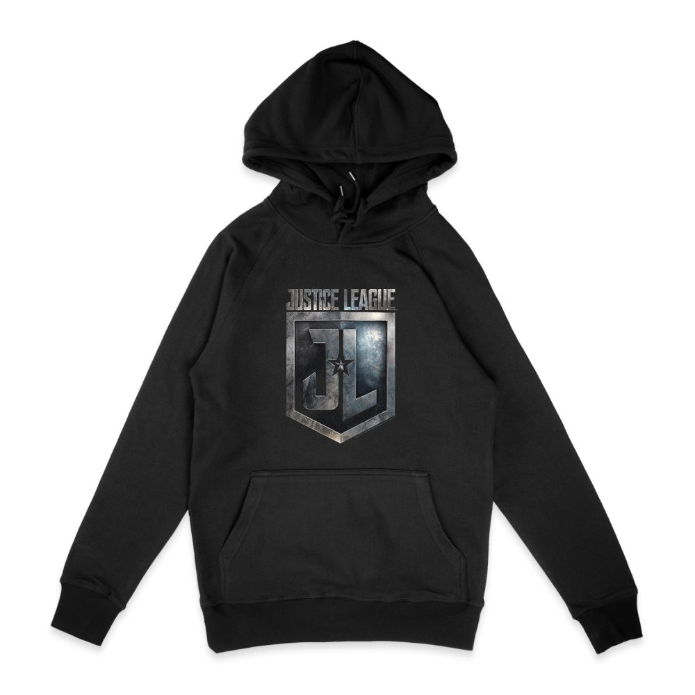 JUSTICE LEAGUE SHIELD LOGO HOODIE
