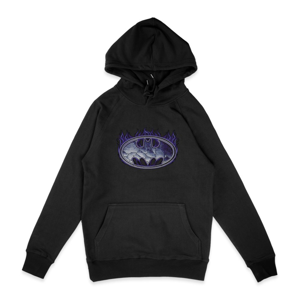 BATMAN CRACKED SHIELD HOODIE