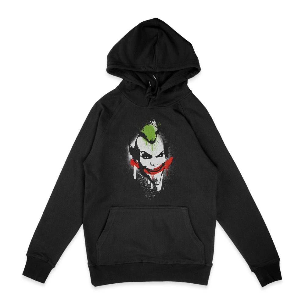 BATMAN - ARKHAM SPRAYPAINT SMILE HOODIE