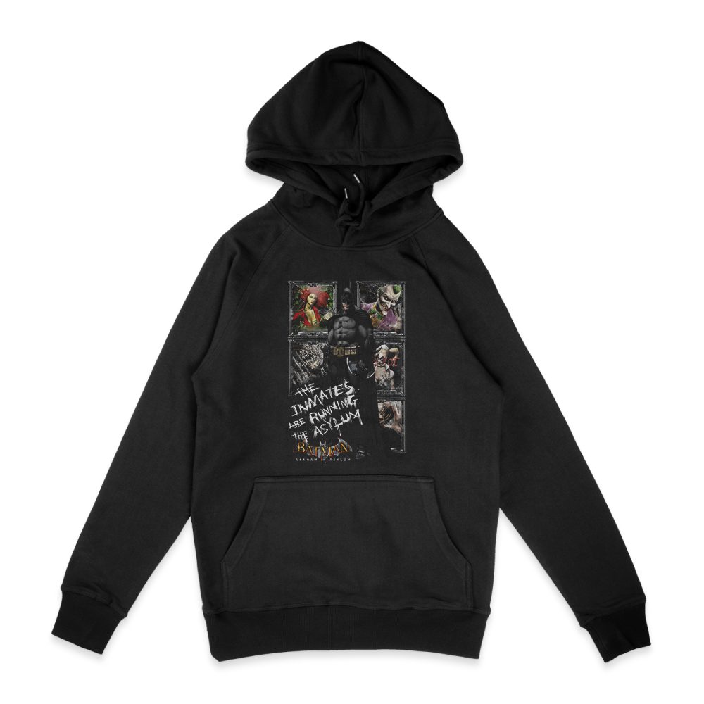 BATMAN - ARKHAM RUNNING THE ASYLUM HOODIE