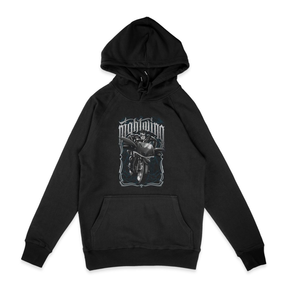 BATMAN NIGHTWING BIKER HOODIE
