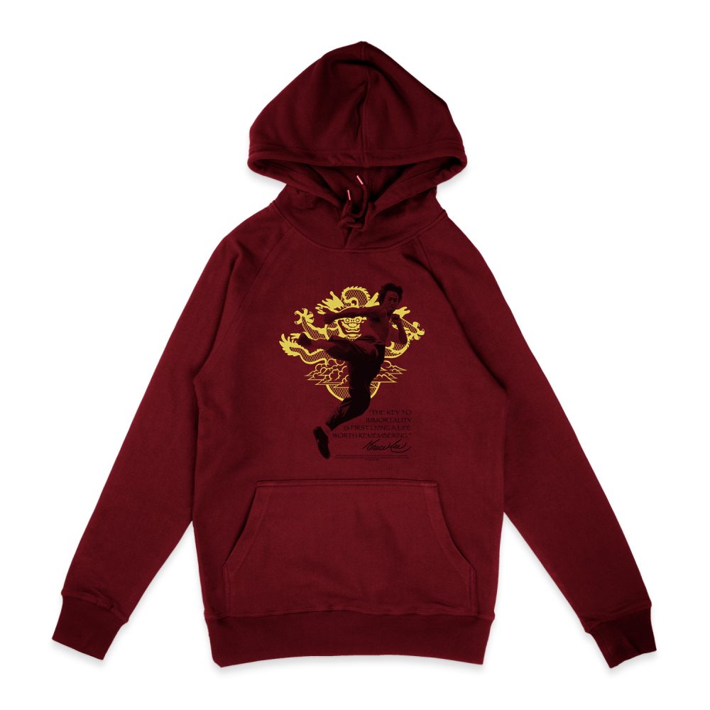 BRUCE LEE IMMORTAL DRAGON HOODIE