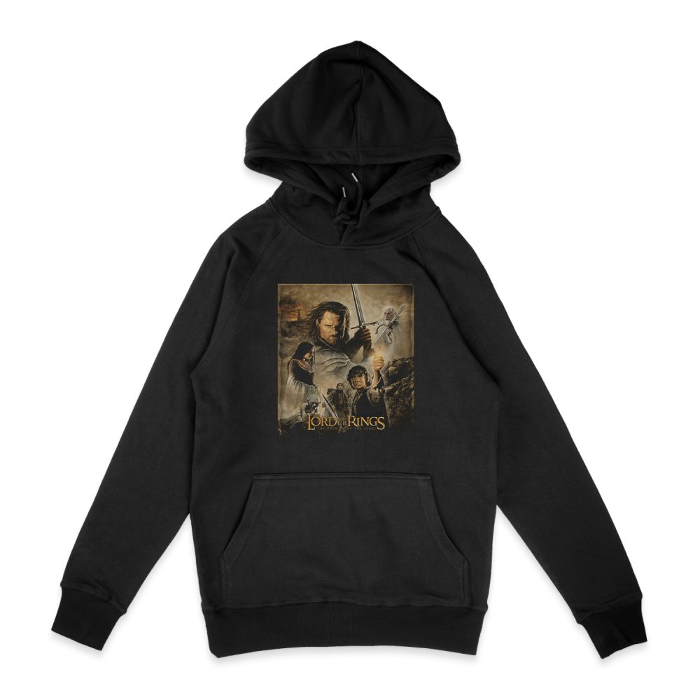 LORD OF THE RINGS ROTK POSTER HOODIE