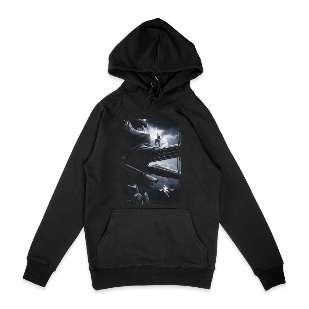 POWER RANGERS BLACK ZORD POSTER HOODIE