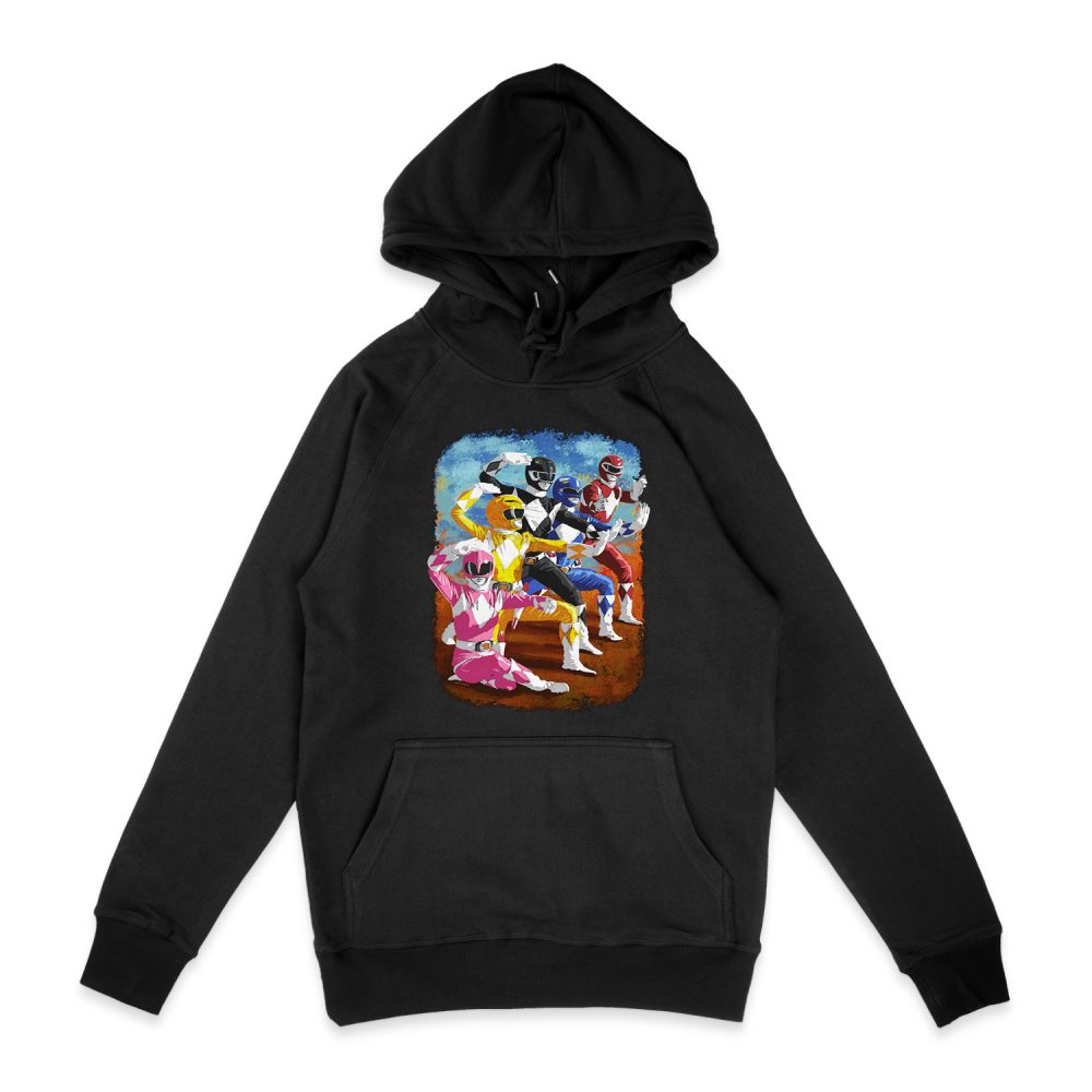 POWER RANGERS IMPRESSIONIST RANGERS HOODIE