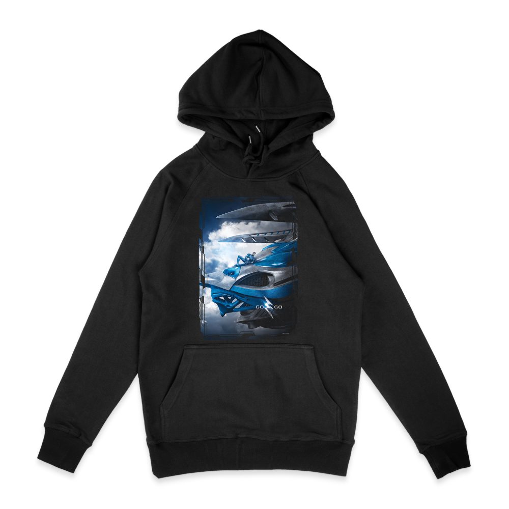 POWER RANGERS BLUE ZORD POSTER HOODIE