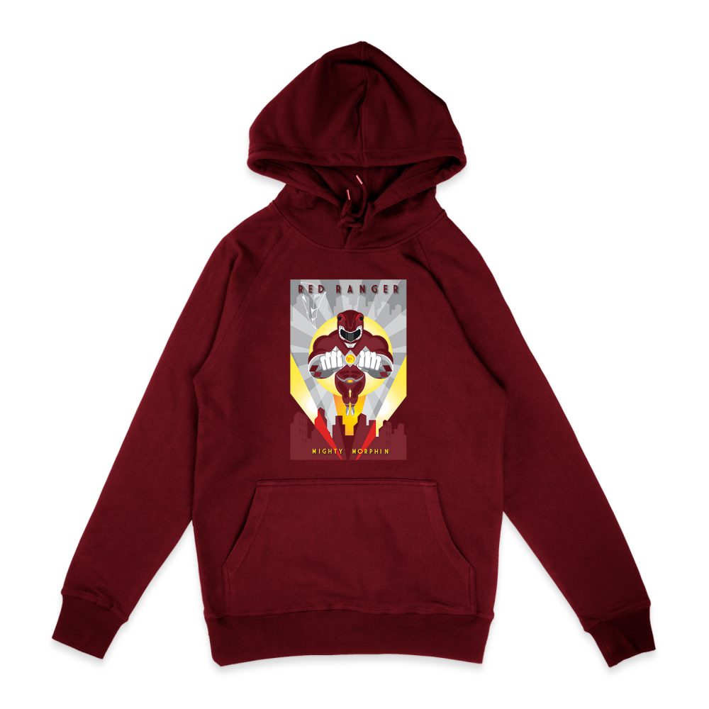 POWER RANGERS RED DECO HOODIE