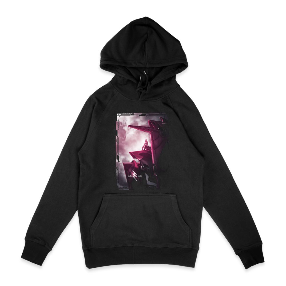 POWER RANGERS PINK ZORD POSTER HOODIE
