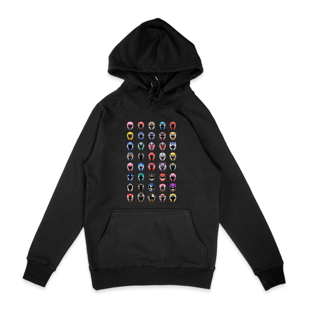 POWER RANGERS VISUAL TIMELINE HOODIE