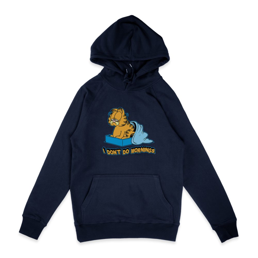 GARFIELD I DONT DO MORNINGS HOODIE