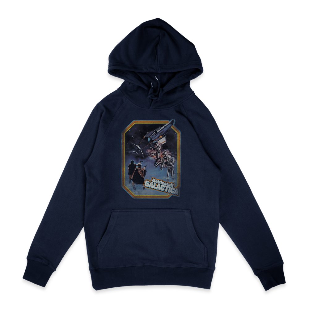 BATTLESTAR GALACTICA POSTER IRON ON HOODIE