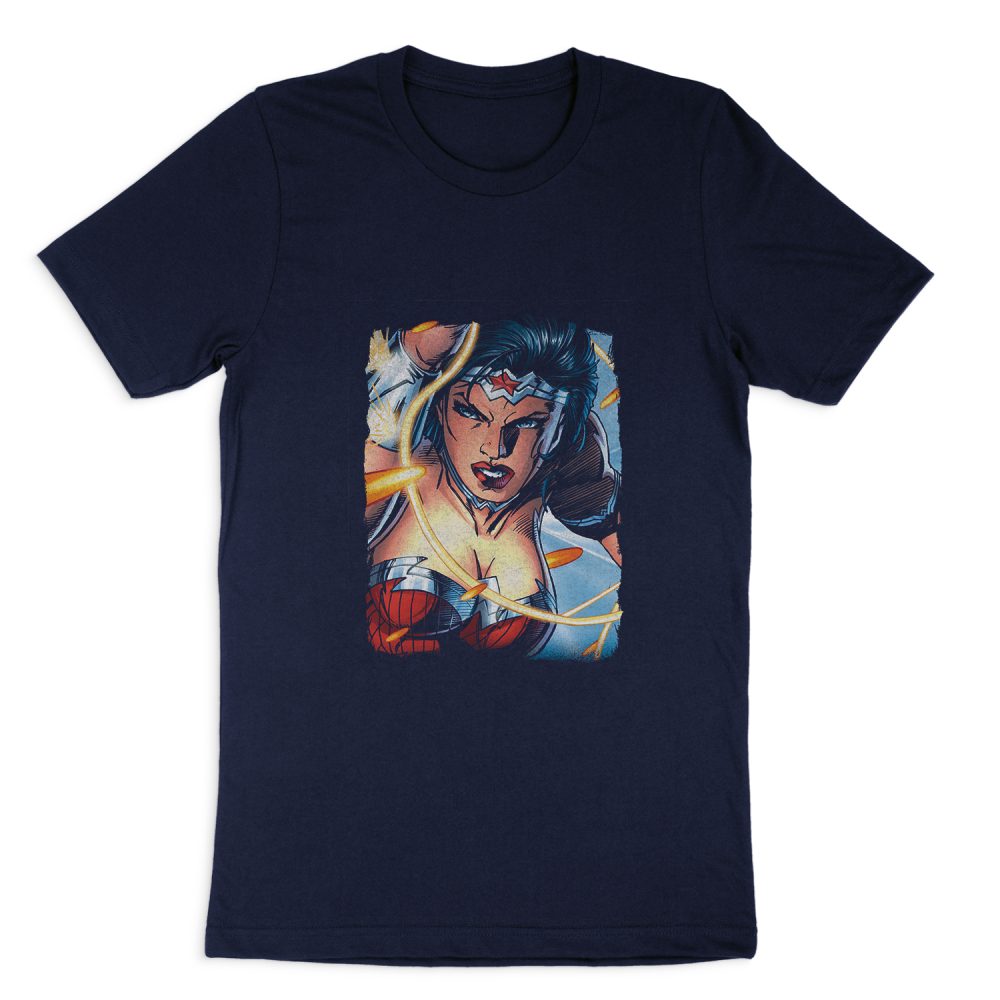 WONDER WOMAN SCOWL SHORT SLEEVE T-SHIRT