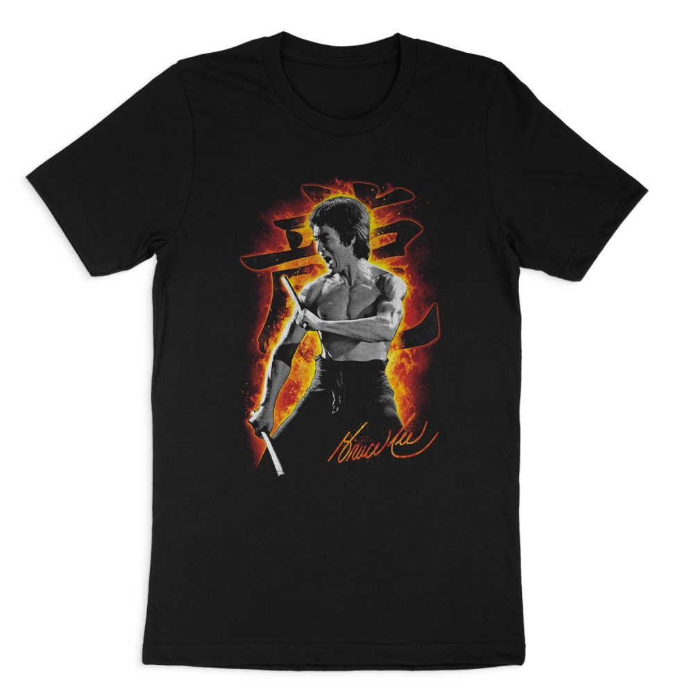 BRUCE LEE DRAGON FIRE SHORT SLEEVE T-SHIRT