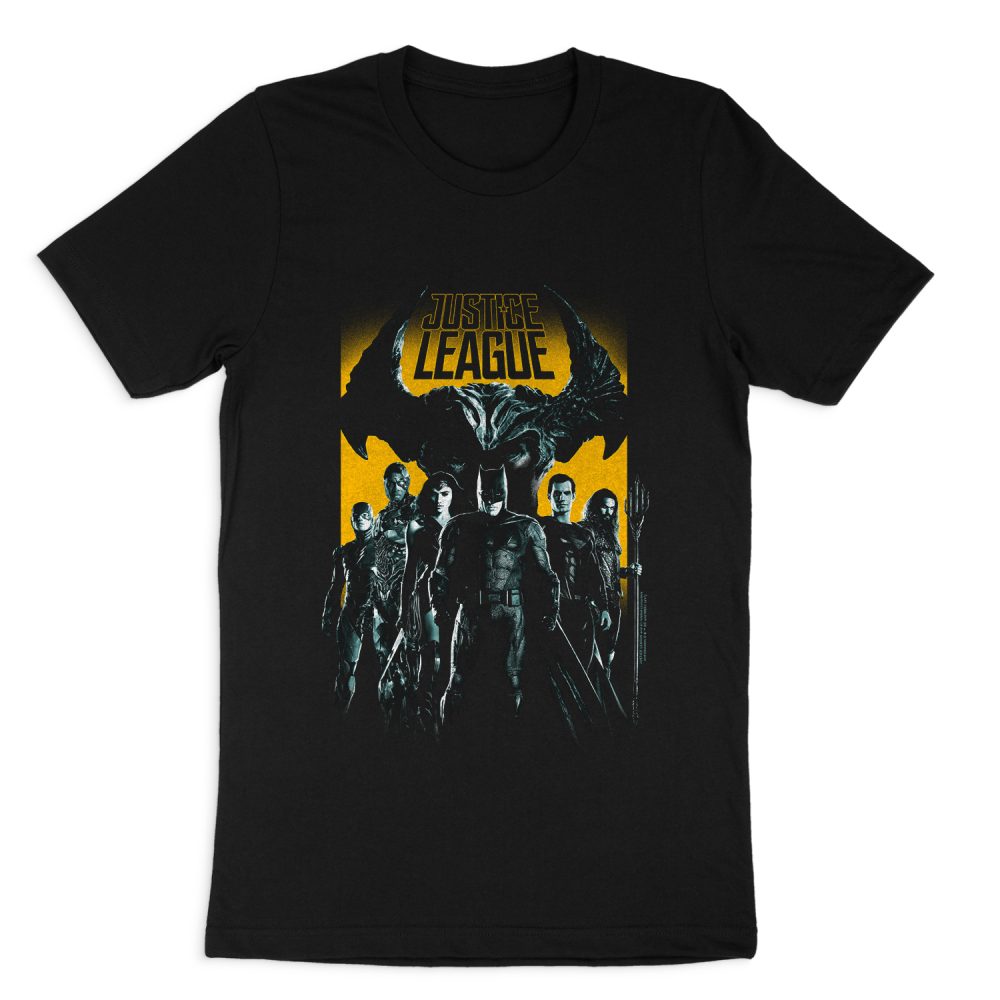 JUSTICE LEAGUE STAND UP TO EVIL SHORT SLEEVE T-SHIRT
