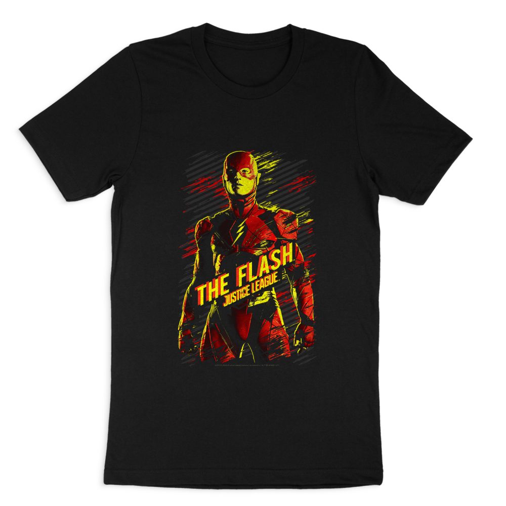 JUSTICE LEAGUE THE FLASH SHORT SLEEVE T-SHIRT