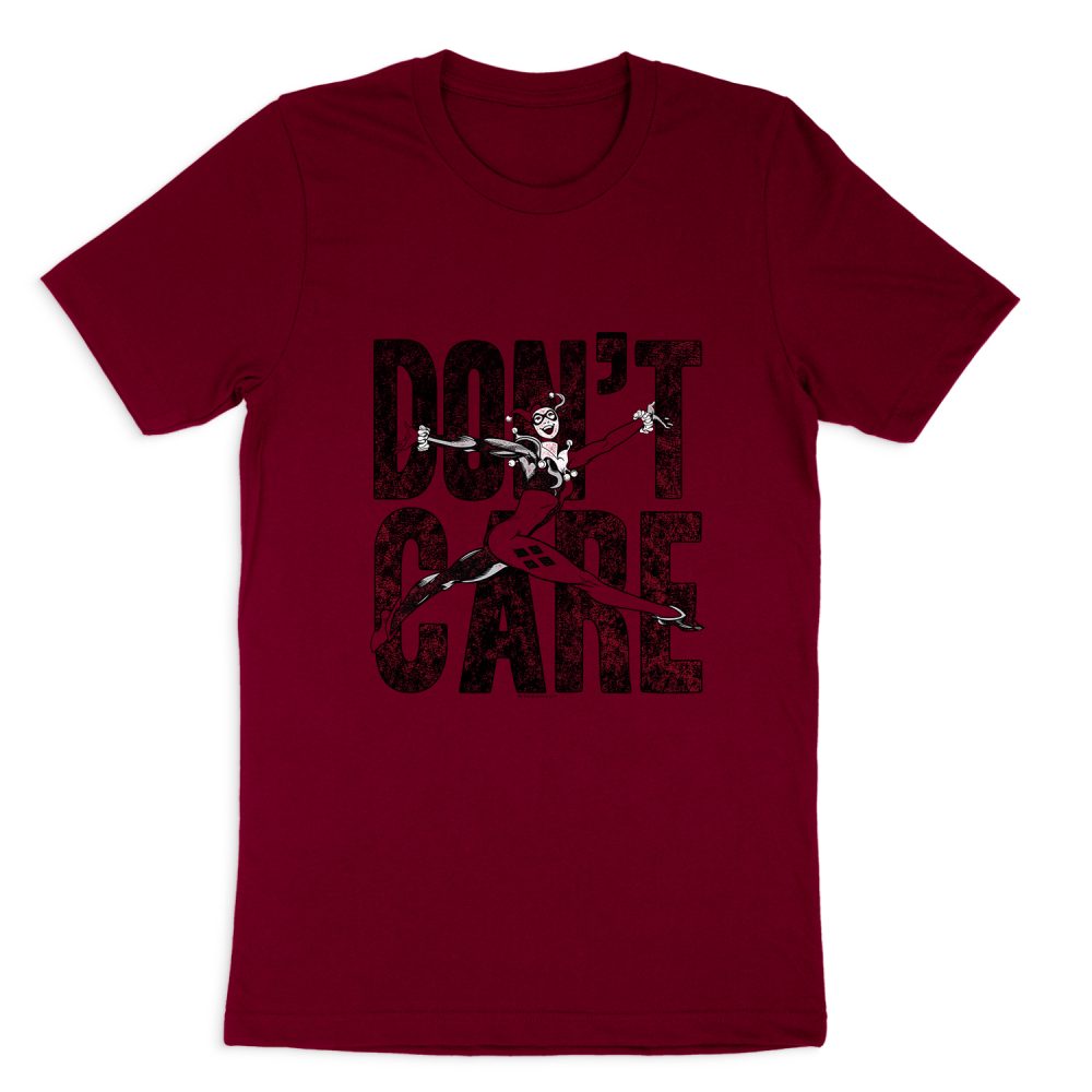 HARLEY QUINN DON'T CARE SHORT SLEEVE T-SHIRT