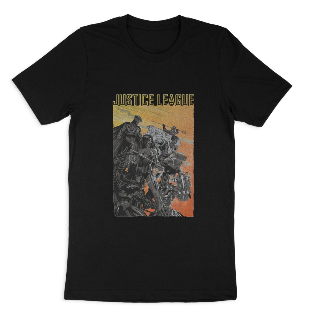 JUSTICE LEAGUE RED DAWN SHORT SLEEVE T-SHIRT