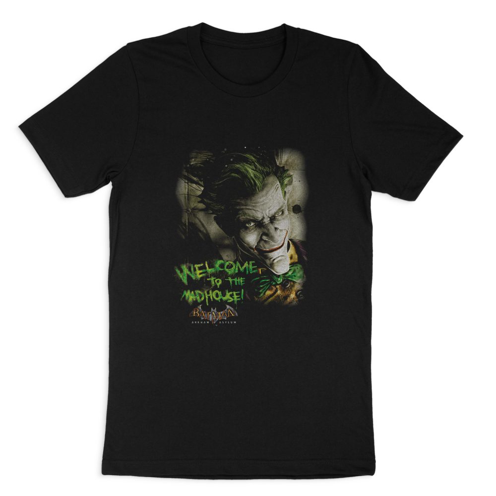 BATMAN - ARKHAM WELCOME TO THE MADHOUSE SHORT SLEEVE T-SHIRT