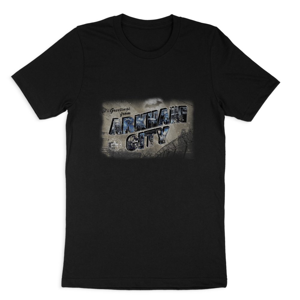 BATMAN - ARKHAM GREETINGS FROM ARKHAM SHORT SLEEVE T-SHIRT