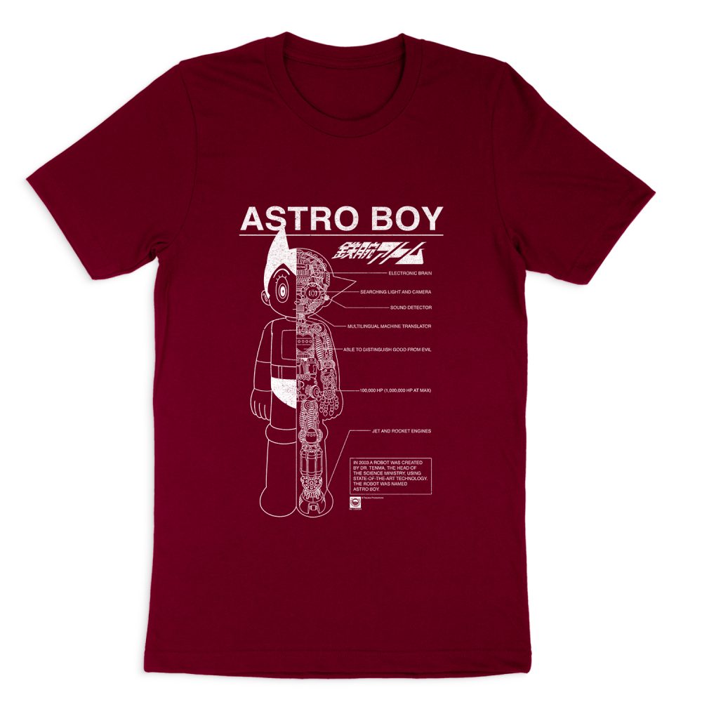 ASTRO BOY SCHEMATICS SHORT SLEEVE T-SHIRT