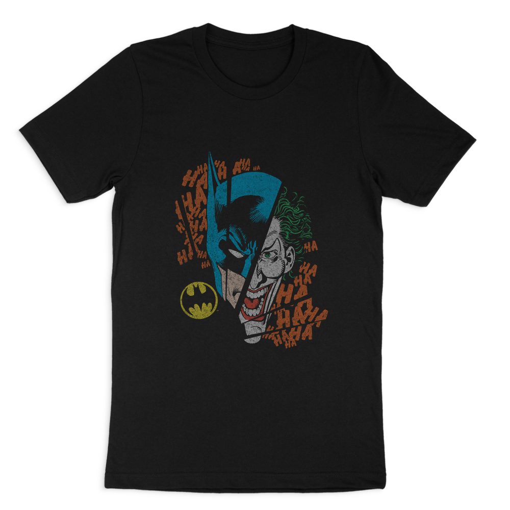 DC COMICS BROKEN VISAGE SHORT SLEEVE T-SHIRT