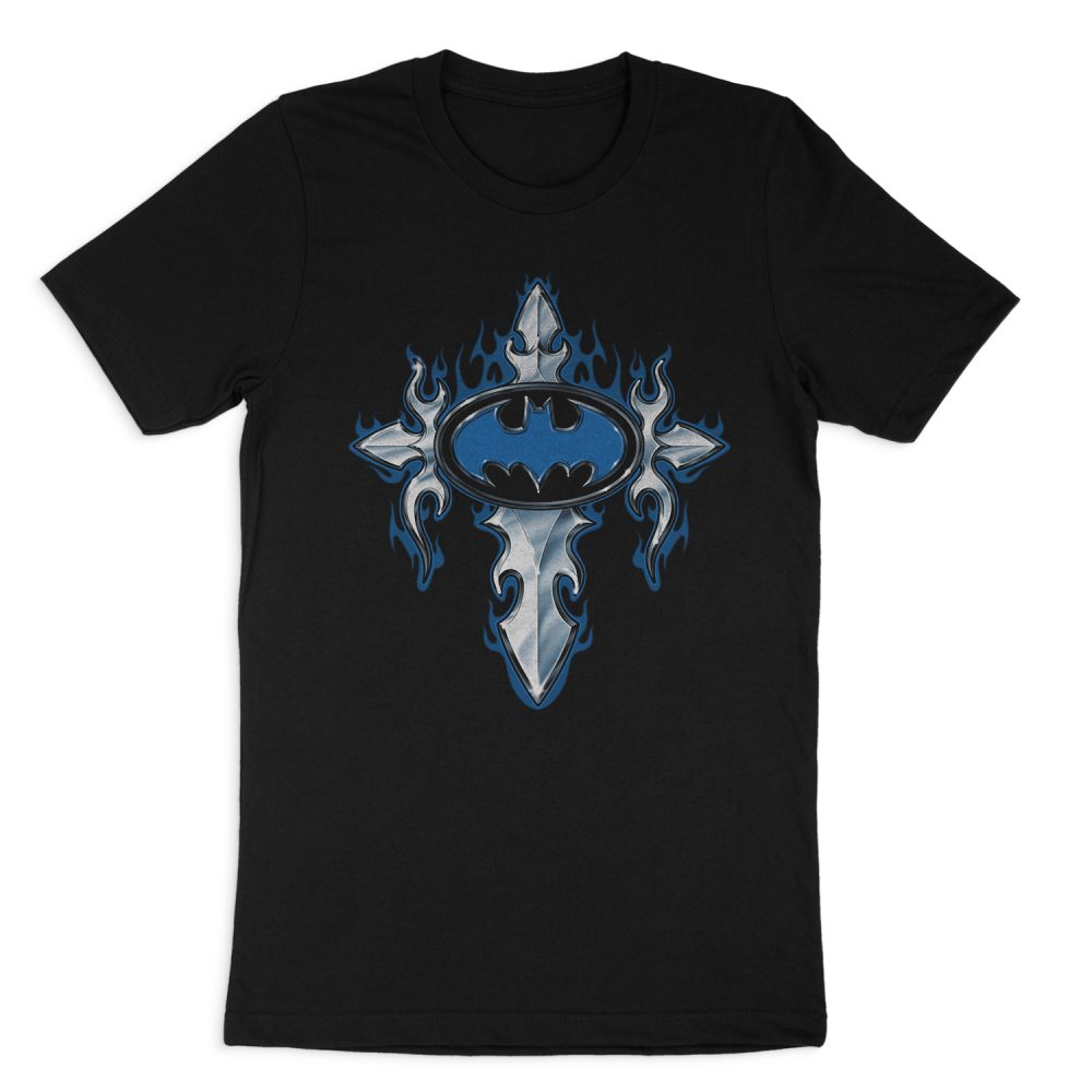 BATMAN GOTHIC STEEL LOGO SHORT SLEEVE T-SHIRT