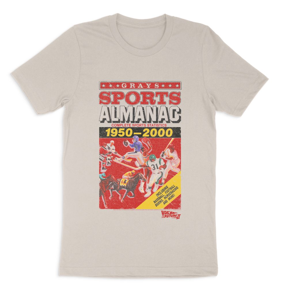 BACK TO THE FUTURE II SPORTS ALMANAC SHORT SLEEVE T-SHIRT