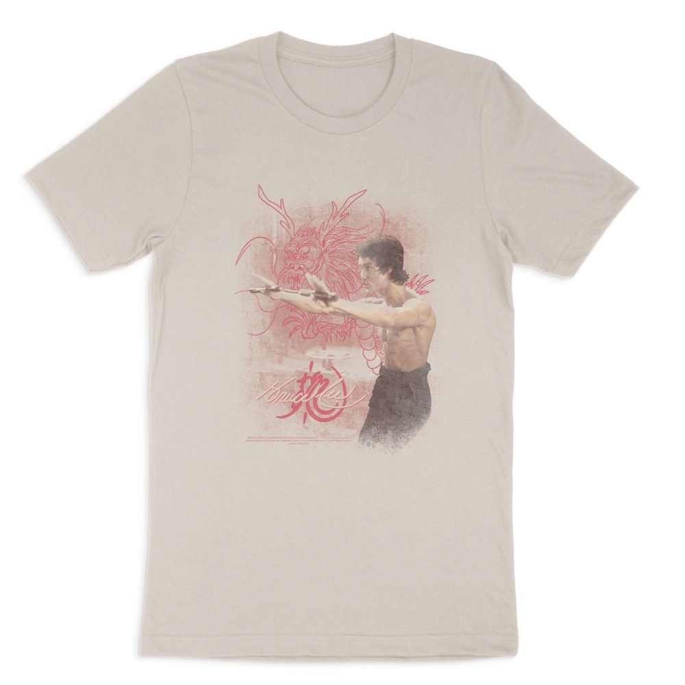 BRUCE LEE POWER OF THE DRAGON SHORT SLEEVE T-SHIRT