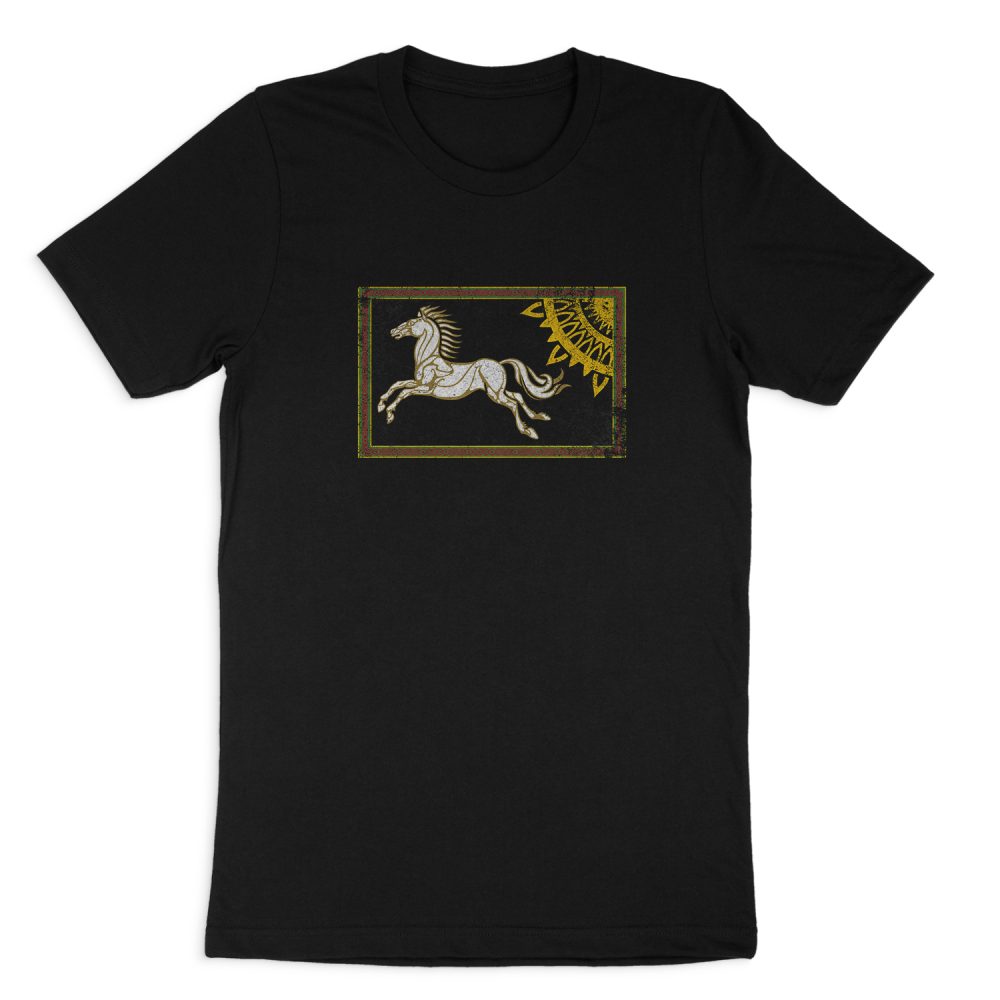 LORD OF THE RINGS ROHAN BANNER SHORT SLEEVE T-SHIRT