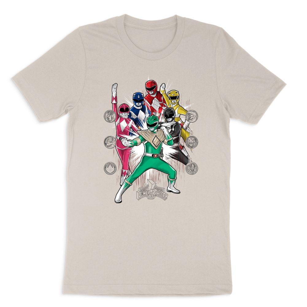 POWER RANGERS RANGER MANGA SHORT SLEEVE T-SHIRT