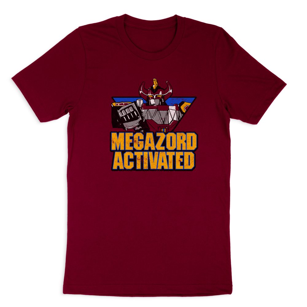 POWER RANGERS MEGAZORD ACTIVATED SHORT SLEEVE T-SHIRT